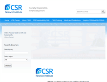Tablet Screenshot of csrfi.com